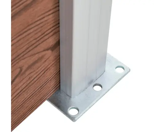 Wpc Aiakomplekt, 1 Ruut + 1 Kaldus, 273 X 186 Cm Pruun