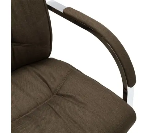 Biroja Krēsls, Brūns Audums Vidaxl