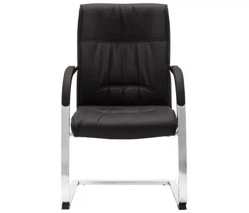 Konsoles Biroja Krēsls, Melna Mākslīgā Āda Vidaxl