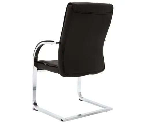 Konsoles Biroja Krēsls, Melna Mākslīgā Āda Vidaxl