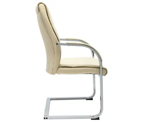 Gembinė Biuro Kėdė, Kreminės Spalvos, Dirbtinė Oda