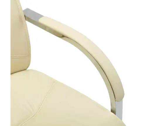 Gembinė Biuro Kėdė, Kreminės Spalvos, Dirbtinė Oda