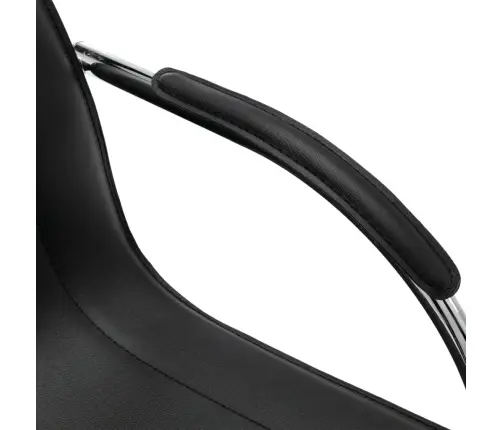 Vetruvate Jalgadega Kontoritool, Must, Kunstnahk