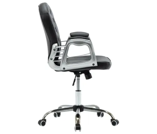 Biroja Krēsls, Melna Mākslīgā Āda  Vidaxl