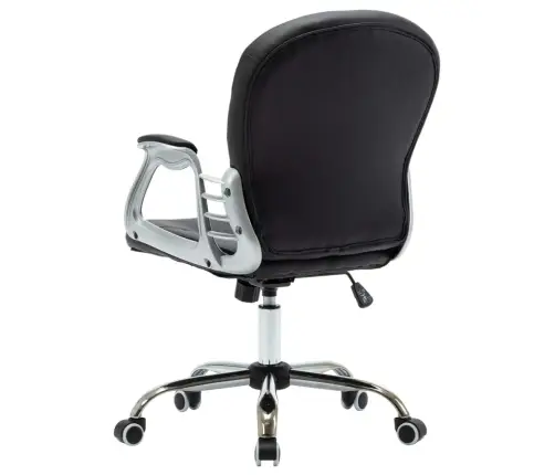 Biroja Krēsls, Melna Mākslīgā Āda  Vidaxl