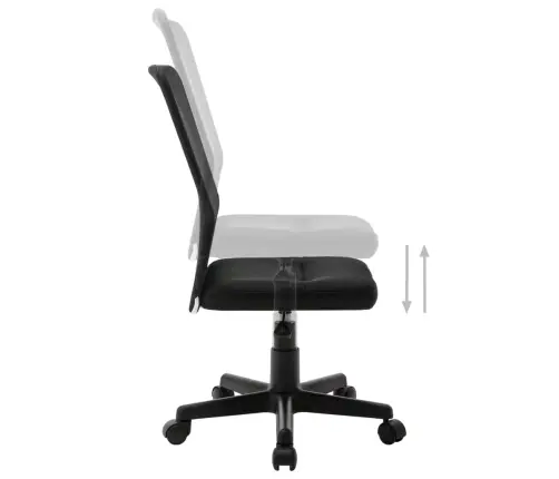 Biroja Krēsls, 44X52X100 Cm, Melns, Tīklveida Audums Vidaxl