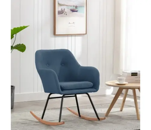 Supama Kėdė, Mėlynos Spalvos, Audinys