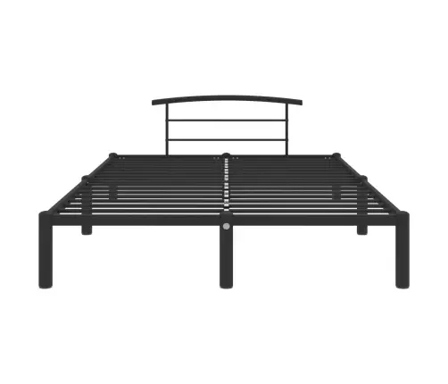 Gultas Rāmis, Melns Metāls, 160X200 Cm Vidaxl Gultas Rāmis, Melns Metāls, 160X200 Cm Vidaxl