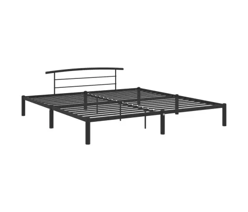 Voodiraam Must, Metallist, 180 X 200 Cm