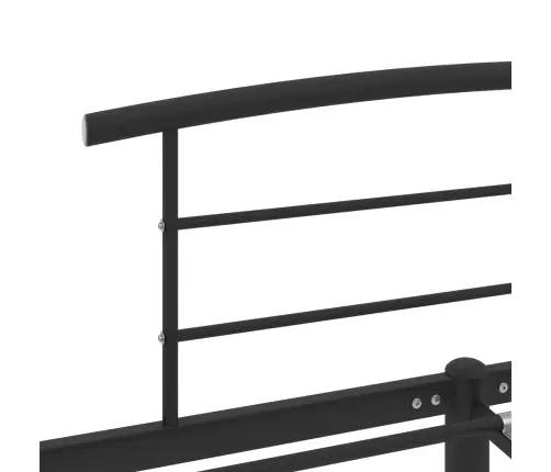 Voodiraam Must, Metallist, 180 X 200 Cm