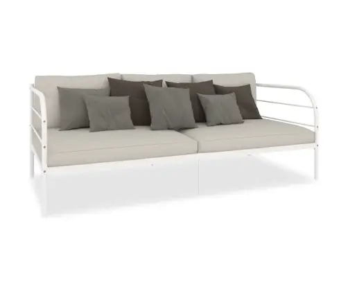 Dīvāngultas Rāmis, Balts Metāls, 90X200 Cm Vidaxl