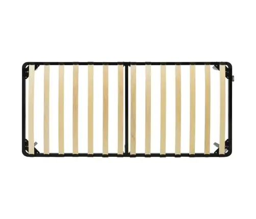 Gultas Rāmis, Melns Metāls, 90X200 Cm Vidaxl