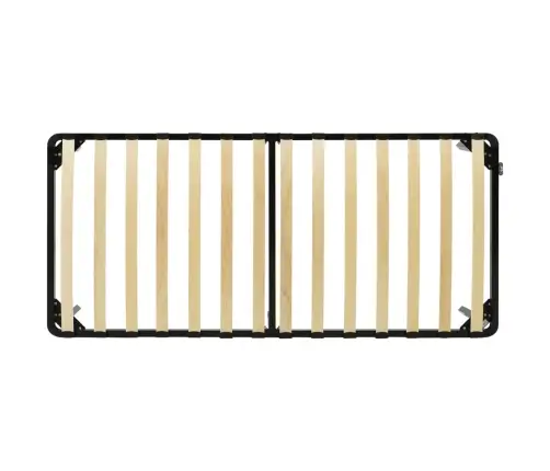 Gultas Rāmis, Melns Metāls, 100X200 Cm Vidaxl