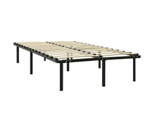 Gultas Rāmis, Melns Metāls, 120X200 Cm Vidaxl