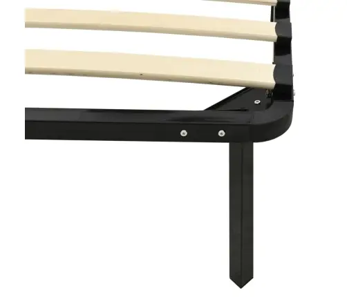 Gultas Rāmis, Melns Metāls, 180X200 Cm Vidaxl