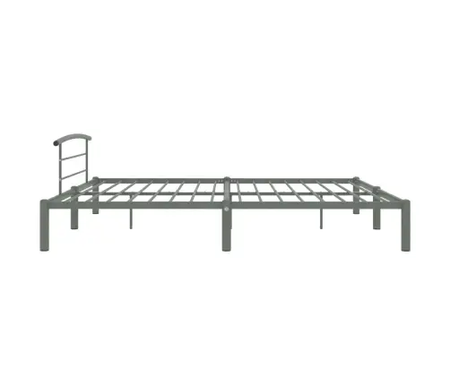 Gultas Rāmis, Pelēks Metāls, 200X200 Cm Vidaxl