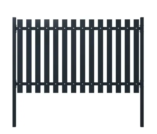 Žoga Panelis, Antracīta Krāsā, 178X75 Cm, Pulverkrāsots Tērauds Vidaxl