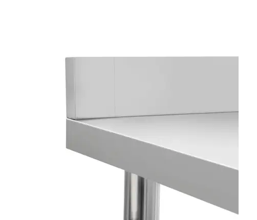 Virtuvės Darbastalis Su Lentyna, 120X60X120cm Plienas