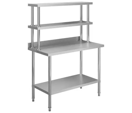 Virtuves Darba Galds, 120X60X150 Cm, Nerūsējošs Tērauds Vidaxl