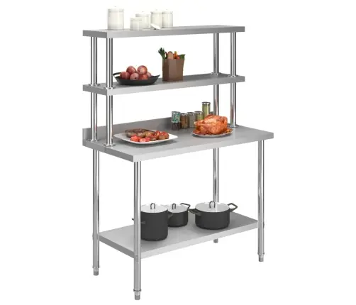 Virtuves Darba Galds, 120X60X150 Cm, Nerūsējošs Tērauds Vidaxl