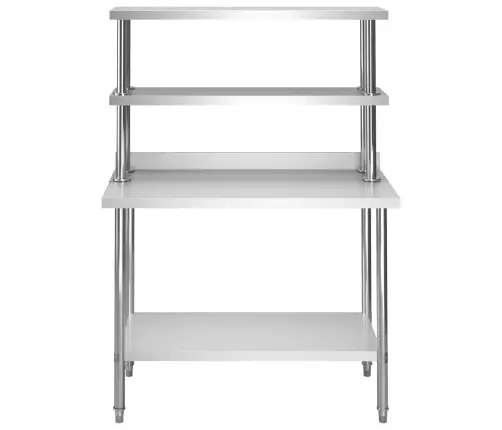 Virtuves Darba Galds, 120X60X150 Cm, Nerūsējošs Tērauds Vidaxl