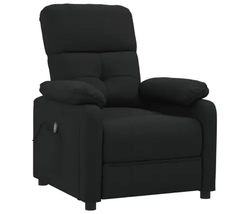 Masāžas Krēsls, Melns Audums Vidaxl