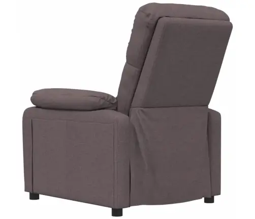 Masāžas Krēsls, Tumši Brūns Audums Vidaxl