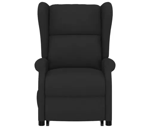 Atpūtas Krēsls, Paceļams, Melns Audums Vidaxl