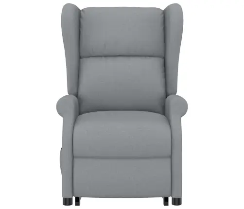 Püsti Tõusmist Toetav Massaažitool, Helehall, Kangas