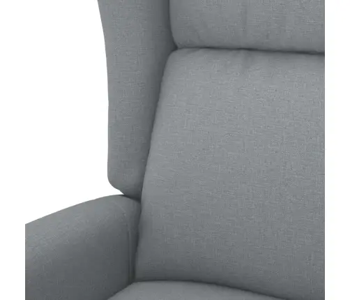 Püsti Tõusmist Toetav Massaažitool, Helehall, Kangas