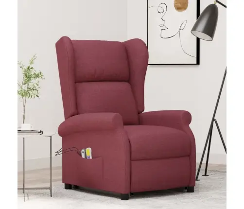 Püsti Tõusmist Toetav Massaažitool, Veinipunane