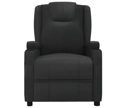 Atsistojantis Krėslas, Juodos Spalvos, Dirbtinė Oda