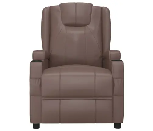 Atsistojantis Krėslas, Rudos Spalvos, Dirbtinė Oda