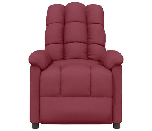 Atpūtas Krēsls, Atgāžams, Vīnsarkans Audums Vidaxl