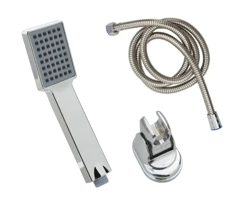Rokas Dušas Galva Ar 1,5 M Šļūteni, Hromēta Vidaxl