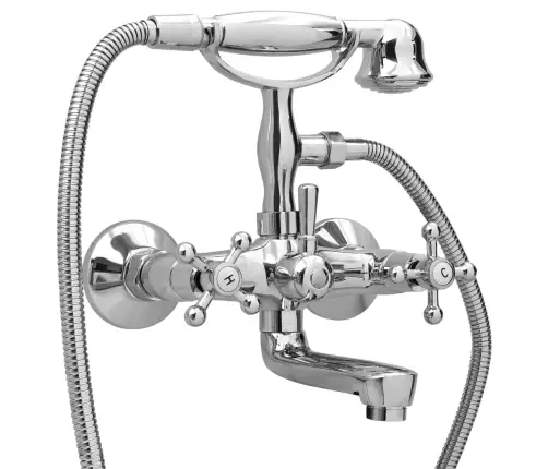 2 Käepidemega Vannikraan + Käsidušš, Kroomitud, Retro