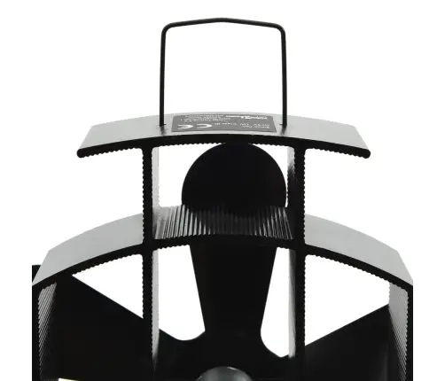 Karstuma Izplūdes Ventilators, 5 Lāpstiņas, Melns Vidaxl