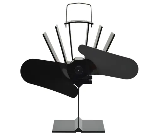 Karstuma Izplūdes Ventilators, 2 Lāpstiņas, Melns Vidaxl