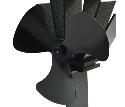 Karstuma Izplūdes Ventilators, 3 Lāpstiņas, Melns Vidaxl