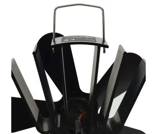 Karstuma Izplūdes Ventilators, 5 Lāpstiņas, Melns Vidaxl