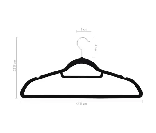 20 Tk Riidepuud, Libisemiskindel, Must, Samet