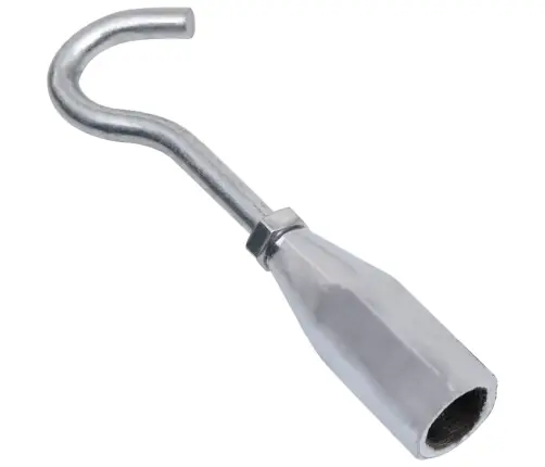 Slīdāmurs Ar Āķi, 65 Cm, Oglekļa Tērauds Vidaxl