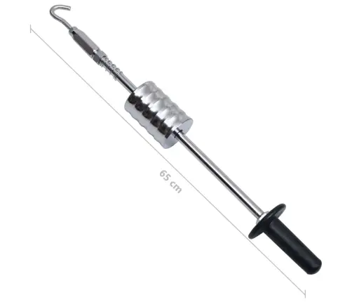 Slīdāmurs Ar Āķi, 65 Cm, Oglekļa Tērauds Vidaxl