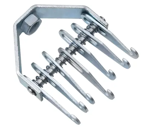 Atbulinis Plaktukas Su Keliais Griebtuvais, 65cm Plienas