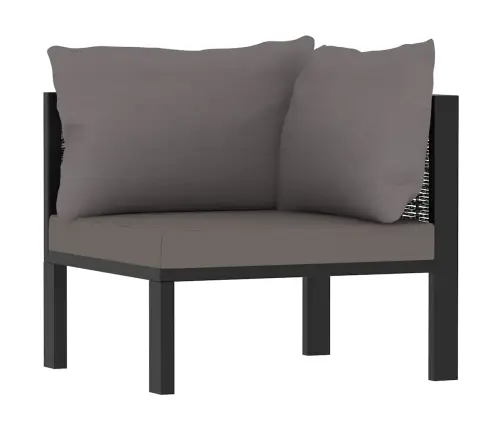 Moduļu Stūra Dīvāns Ar Kreiso Roku Balstu, Pe Rotangpalma Vidaxl