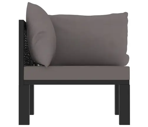 Moduļu Stūra Dīvāns Ar Kreiso Roku Balstu, Pe Rotangpalma Vidaxl