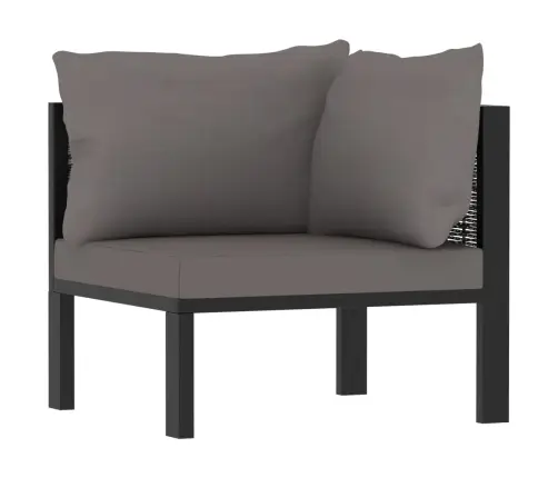 9-Daļīgs Dārza Mēbeļu Komplekts Ar Matračiem, Pe Rotangpalma Vidaxl