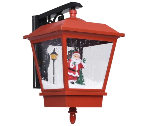 Ziemassvētku Sienas Lampa Ar Led, Sarkana, 40X27X45 Cm Vidaxl