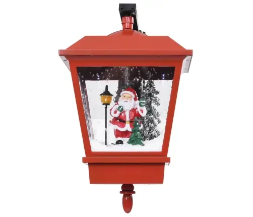 Ziemassvētku Sienas Lampa Ar Led, Sarkana, 40X27X45 Cm Vidaxl