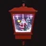 Ziemassvētku Sienas Lampa Ar Led, Sarkana, 40X27X45 Cm Vidaxl